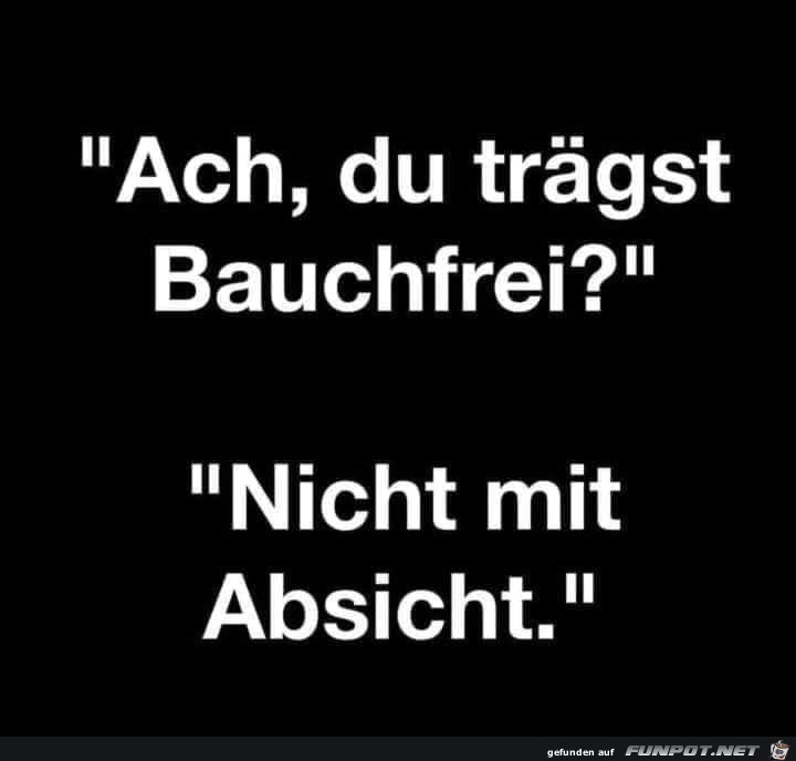 Nicht mit Absicht