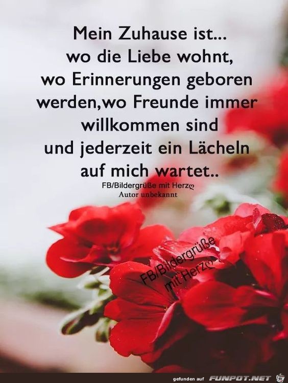 Mein zu Hause ist wo die Liebe ist