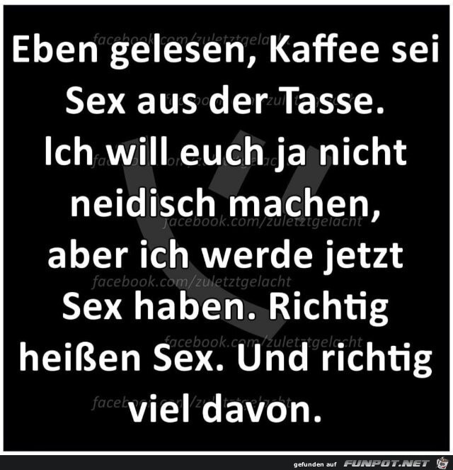 Sex aus der Tasse