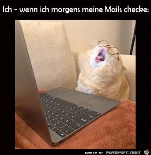 Beim Mails checken