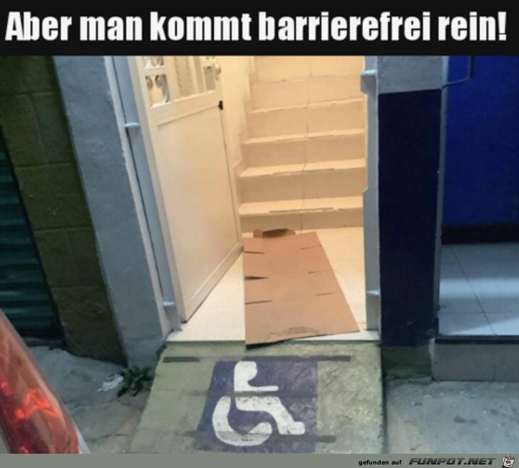 Tolle Barrierefreiheit