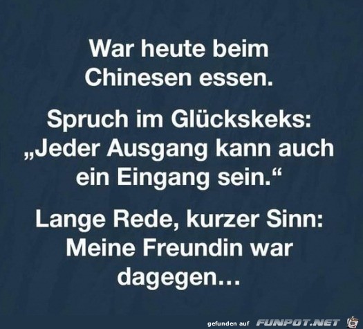 Beim Chinesen