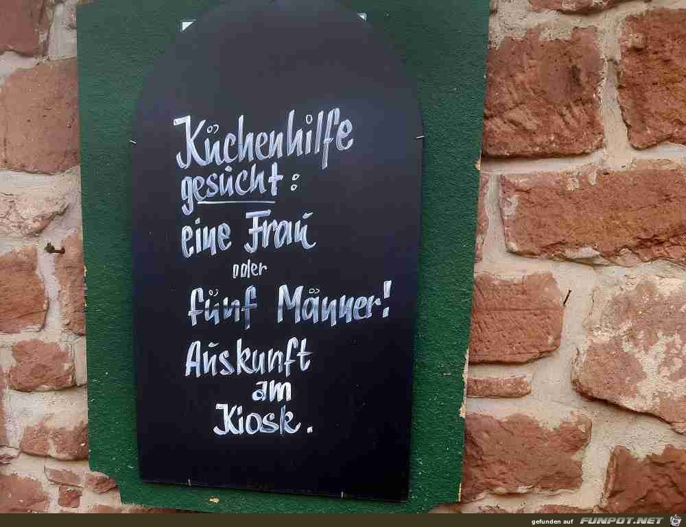 Kuechenhilfegesucht