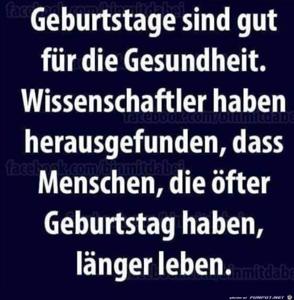 Geburtstage