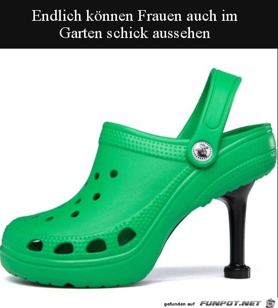 Schicker Gartenschuh