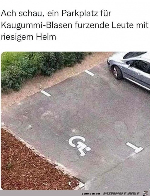 Besonderer Parkplatz