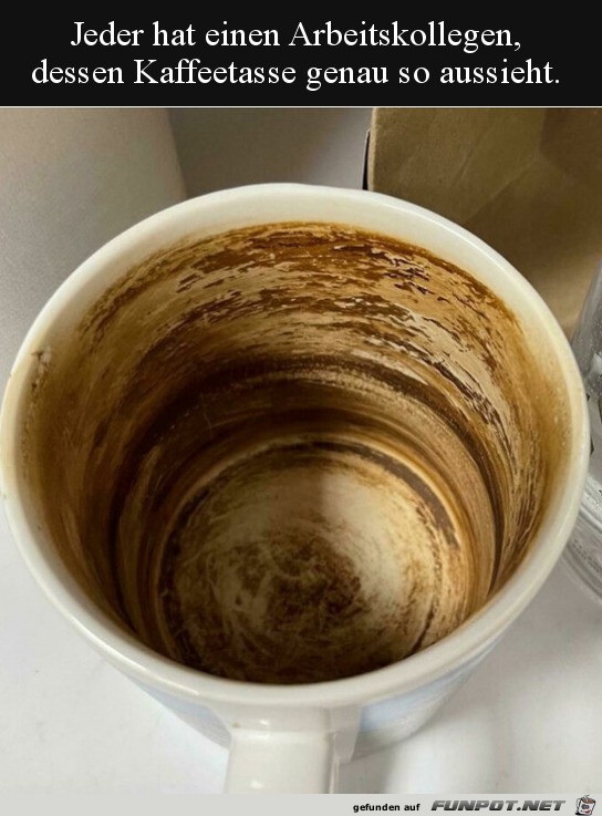 Eklige Kaffeetasse