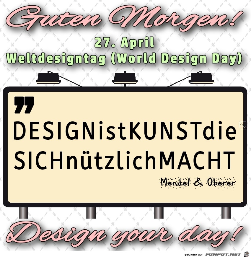 Welt Design Tag