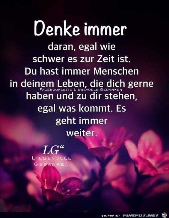 Denke immer daran