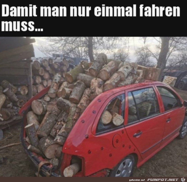 Hauptsache nur einmal fahren