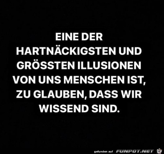 Wissend sein