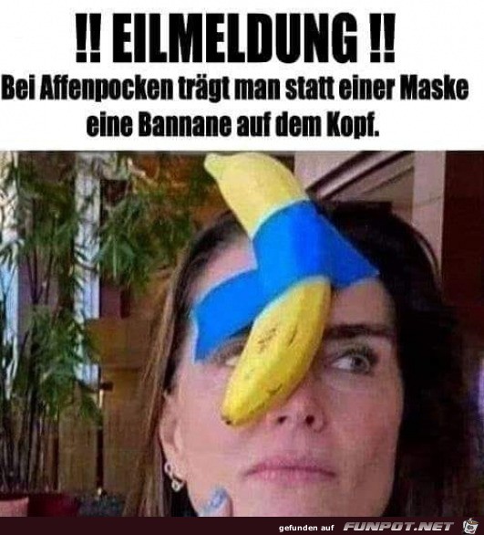 Anstatt Maske