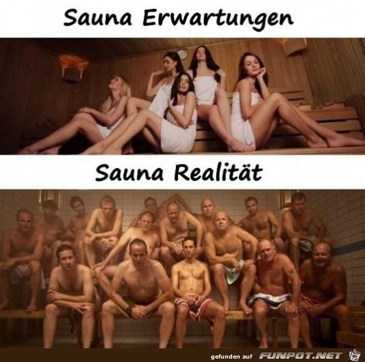 In der Sauna