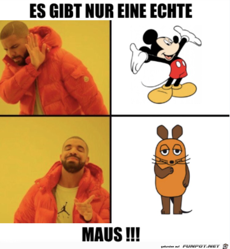 Nur eine echte Maus