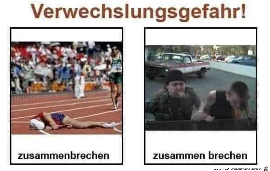 zusammenbrechen