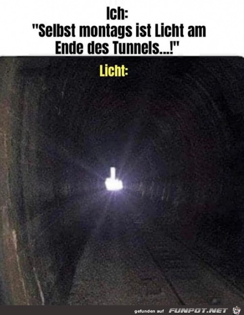 Licht am Ende des Tunnels