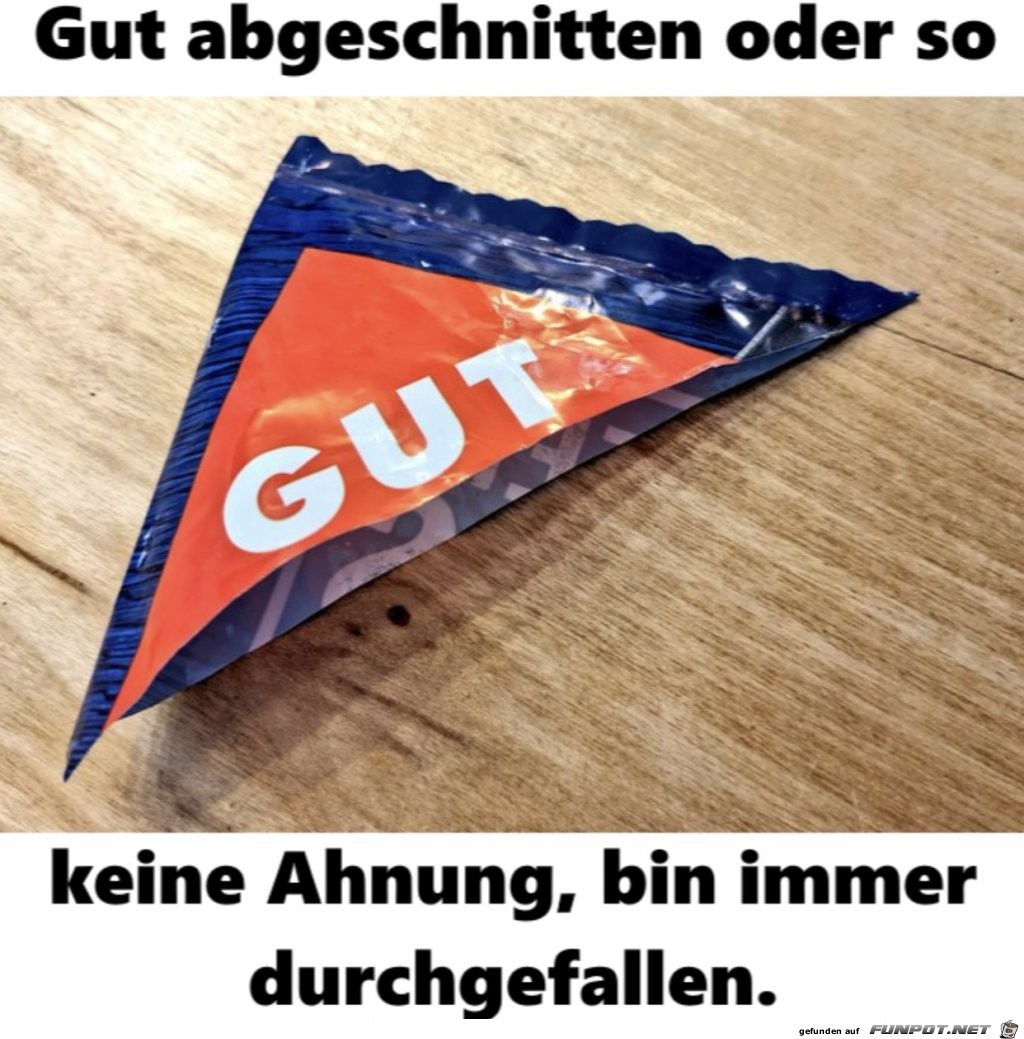 Gut abgeschnitten