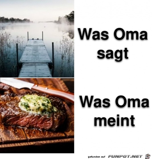 Was Oma meint Was Oma meint