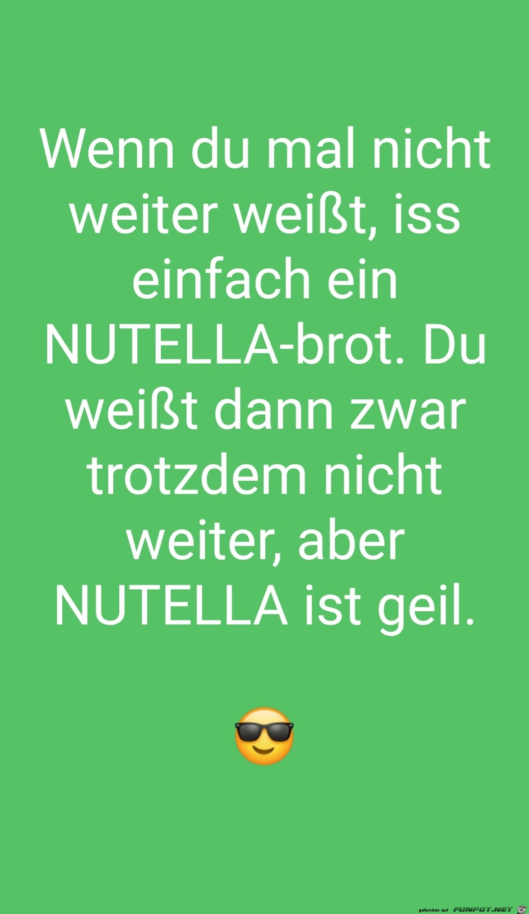 Mach dir ein Nutella-Brot