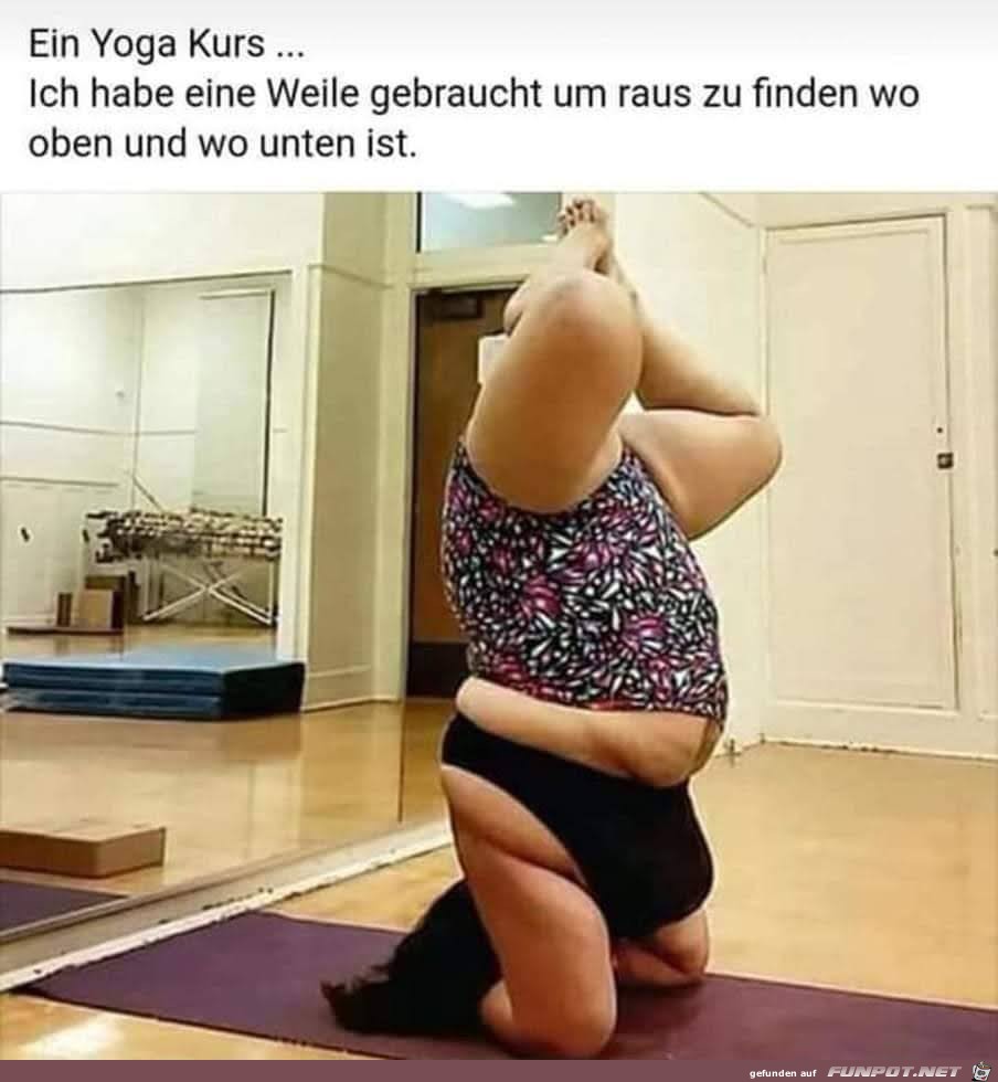 Ein yogakurs