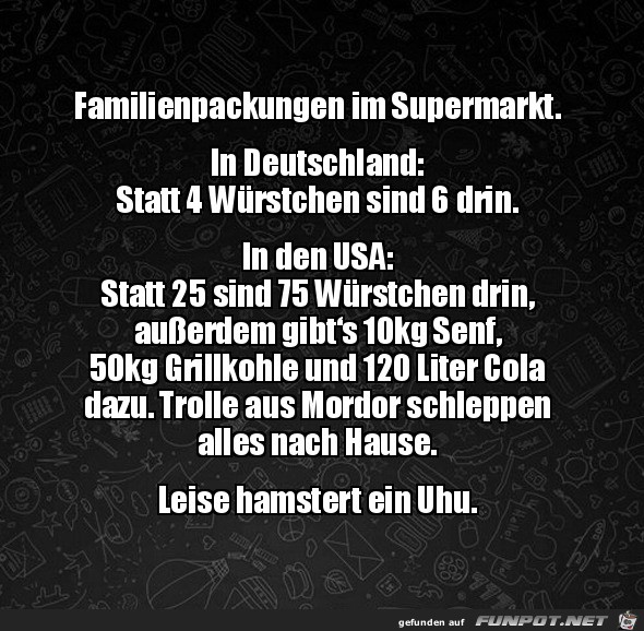 Familienpackungen