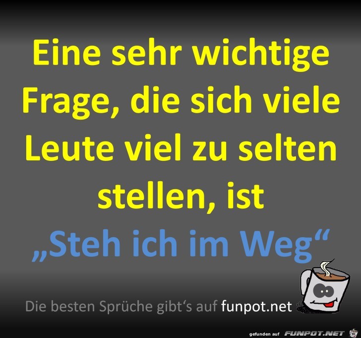 Wichtige Frage