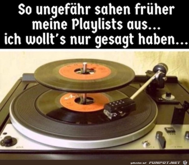 Meine Playlist frher