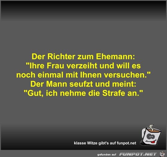 Der Richter zum Ehemann