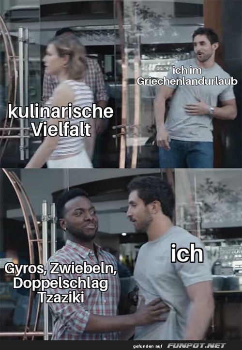 Ich in Griechenland