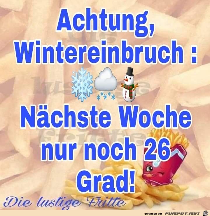 Wintereinbruch