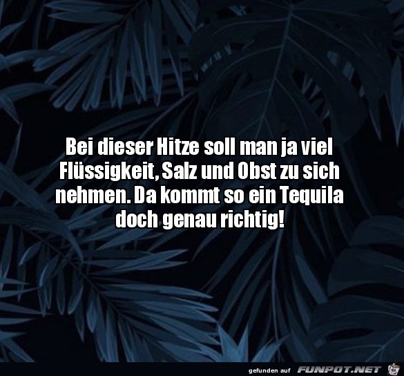 Bei dieser Hitze