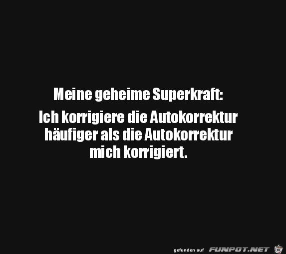 Geheime Superkraft