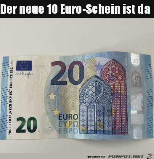 Der neue 10-Euro-Schein