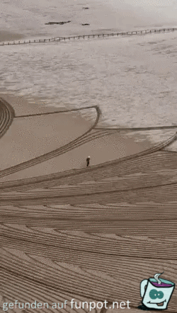 Sand-Kunstwerk