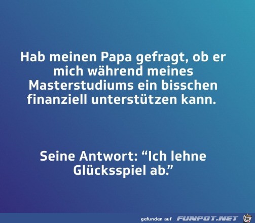 Lustige Antwort