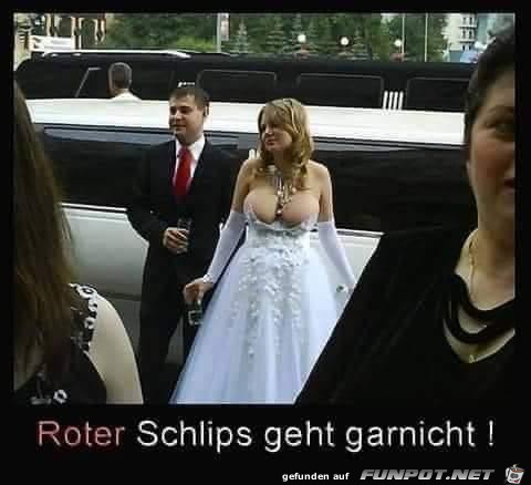 Roter Schlips