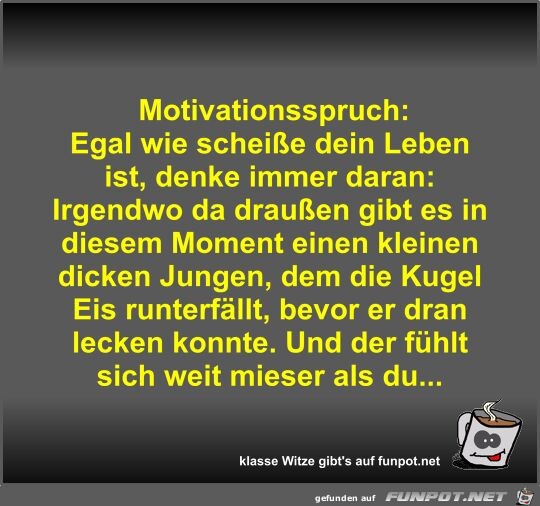 Motivationsspruch