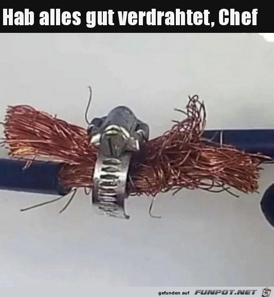 Sauber gearbeitet