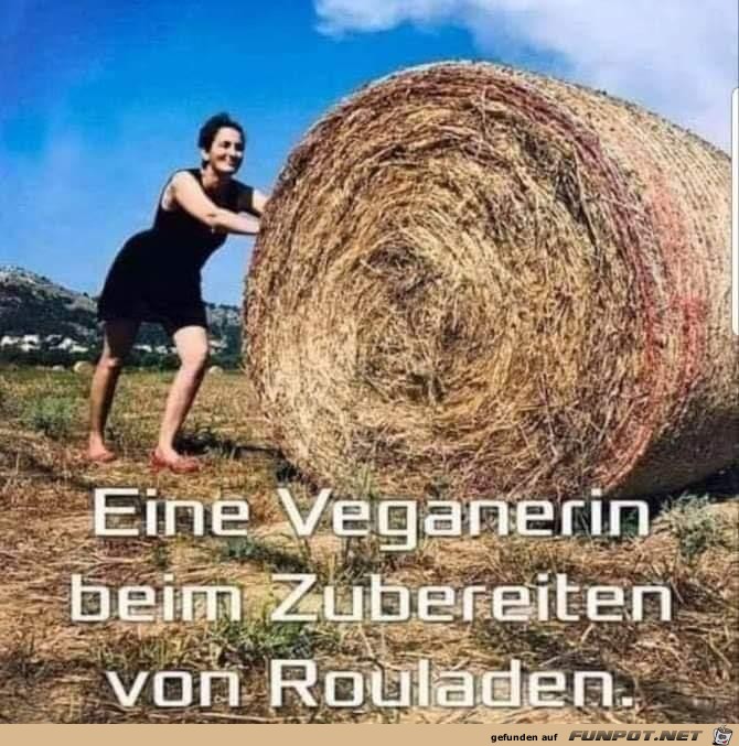 Eine Veganerin