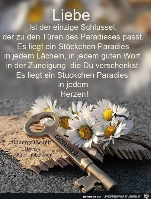 Liebe ist der einzige Schlssel