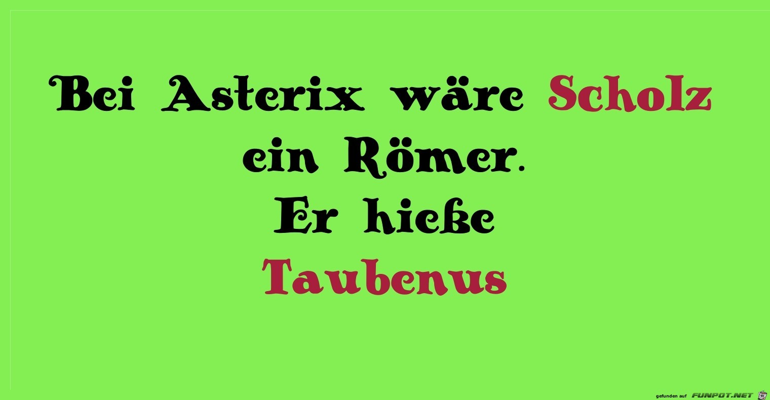 scholz bei Asterix