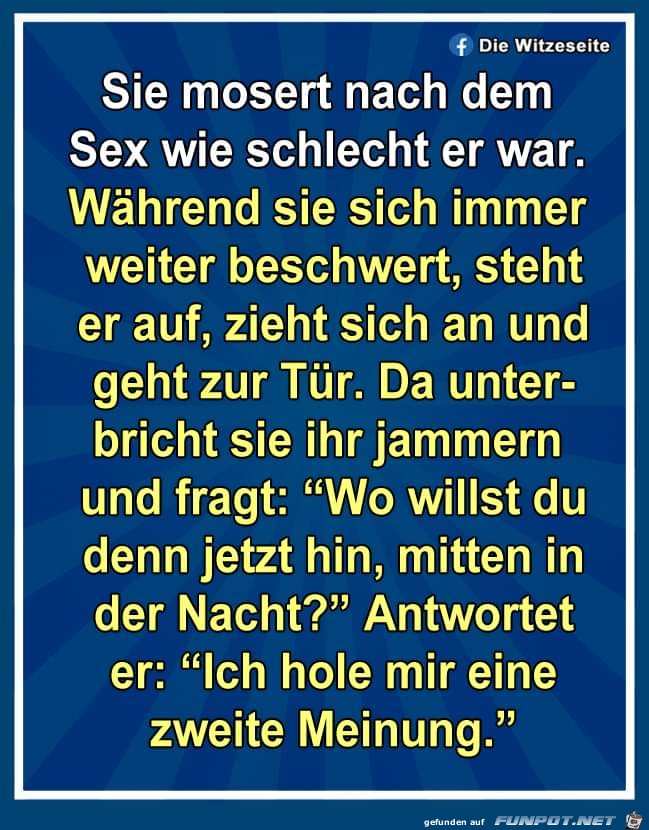 nach dem sex