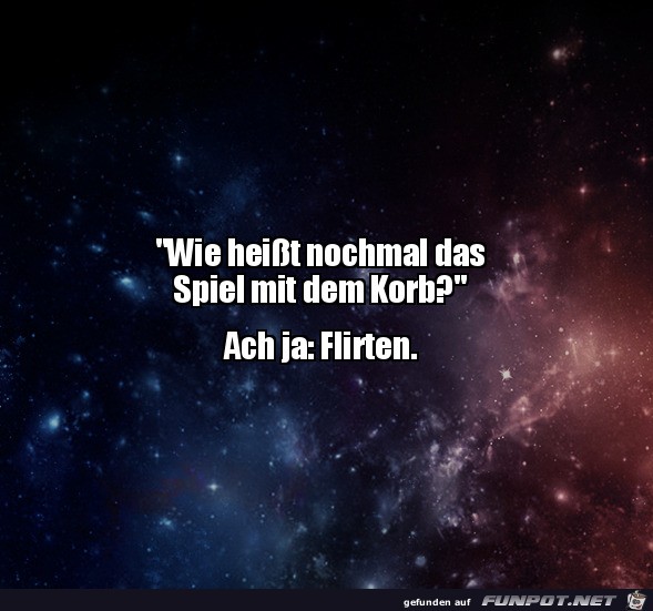 Spiel mit dem Korb