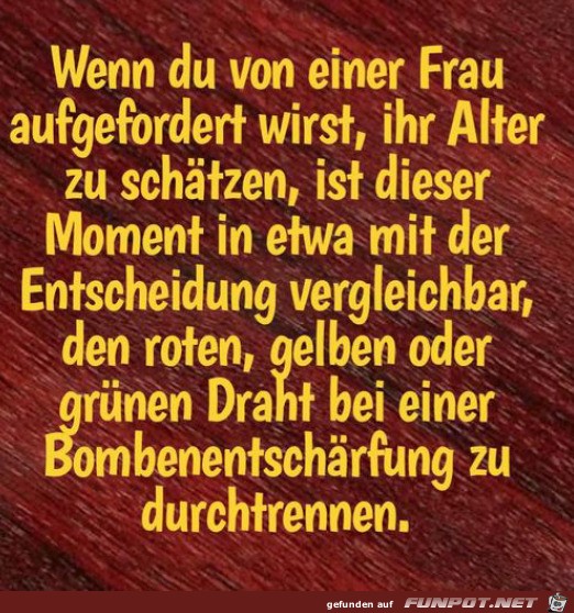 Schwierige Frage