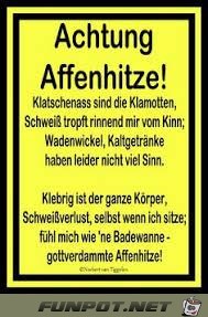 Affenhitze