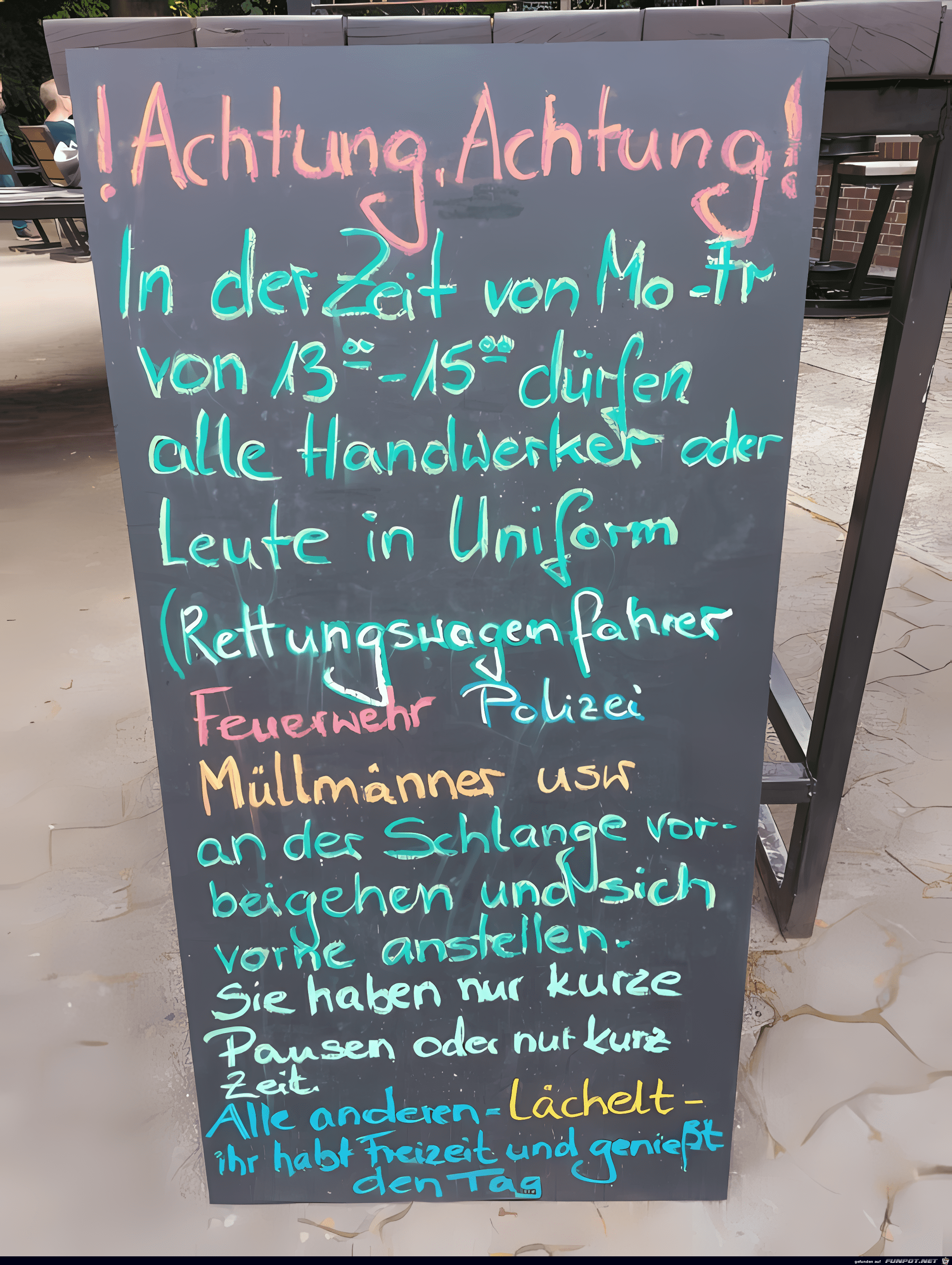 das ist doch super sozial, nicht wahr?