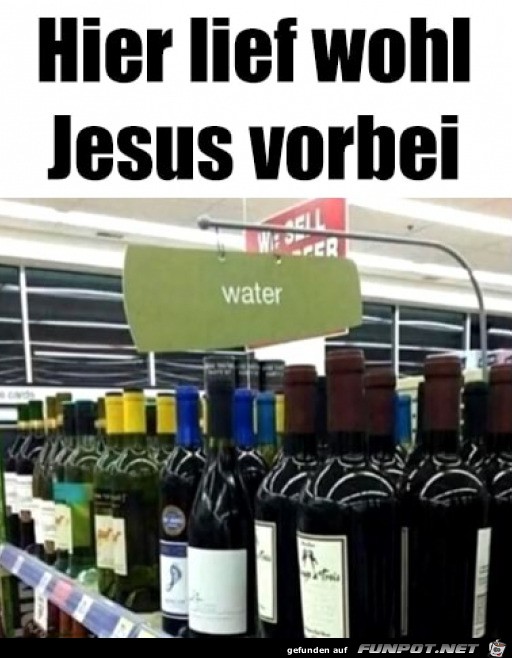 Aus Wasser wurde Wein