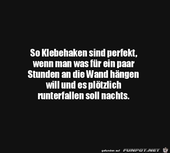 Klebehaken