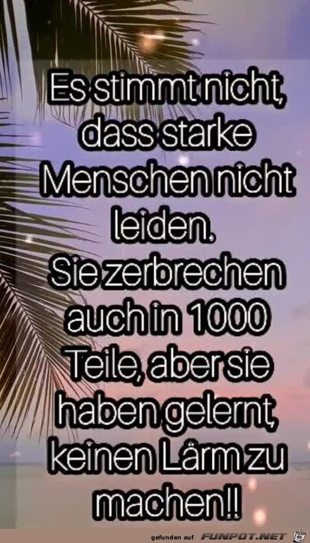 Es stimmt nicht...