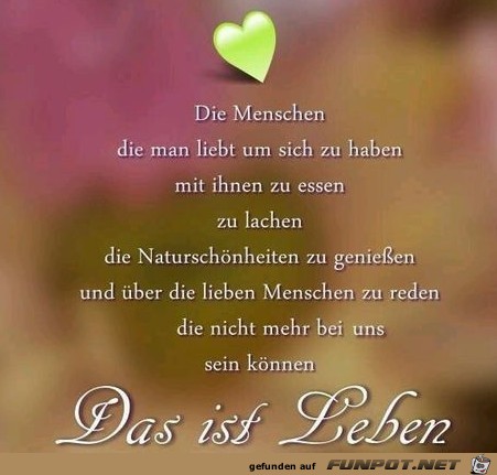 Das ist Leben